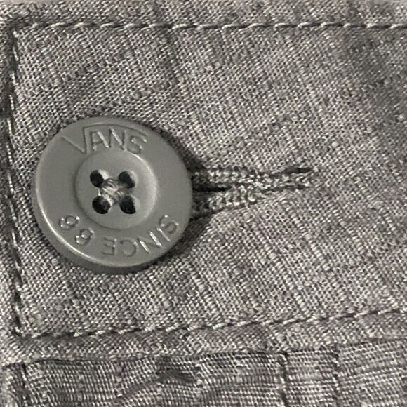 Vans Off The Wall Pocket Gray Pocket Short Cotton Blend Men's Size 28 Inseam 10” - Picture 12 of 13